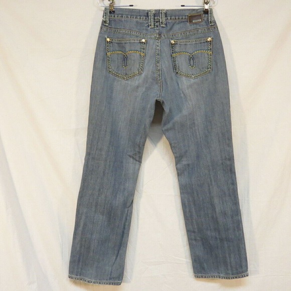 Petrol Bekah Distressed Jeans w Heavy Stitching Size 6 W28‎ L32 see desc. photos - Picture 2 of 4